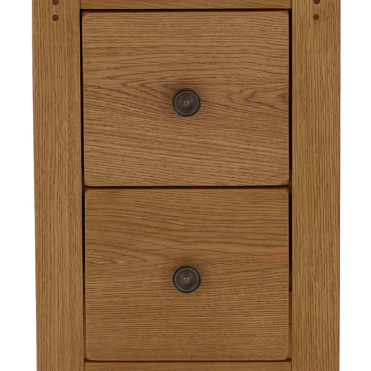 Broadway Oak Narrow Bedside Table