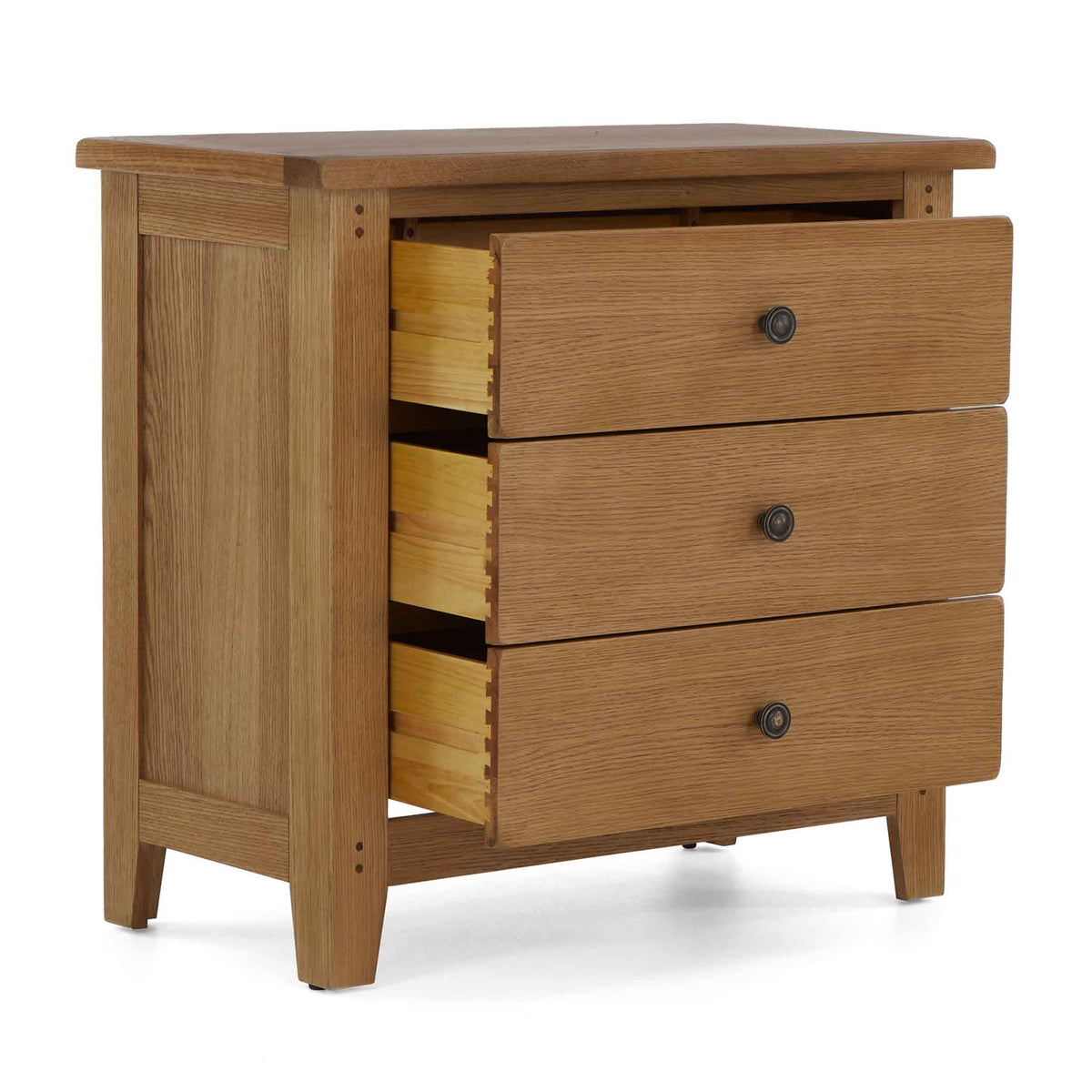 Broadway Oak 3 Drawer Chest