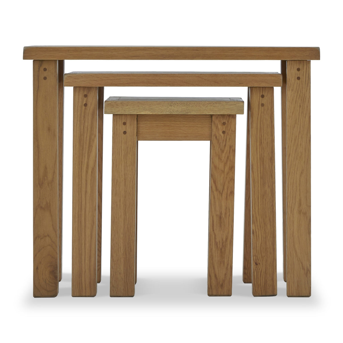 Broadway Oak Nest of Tables