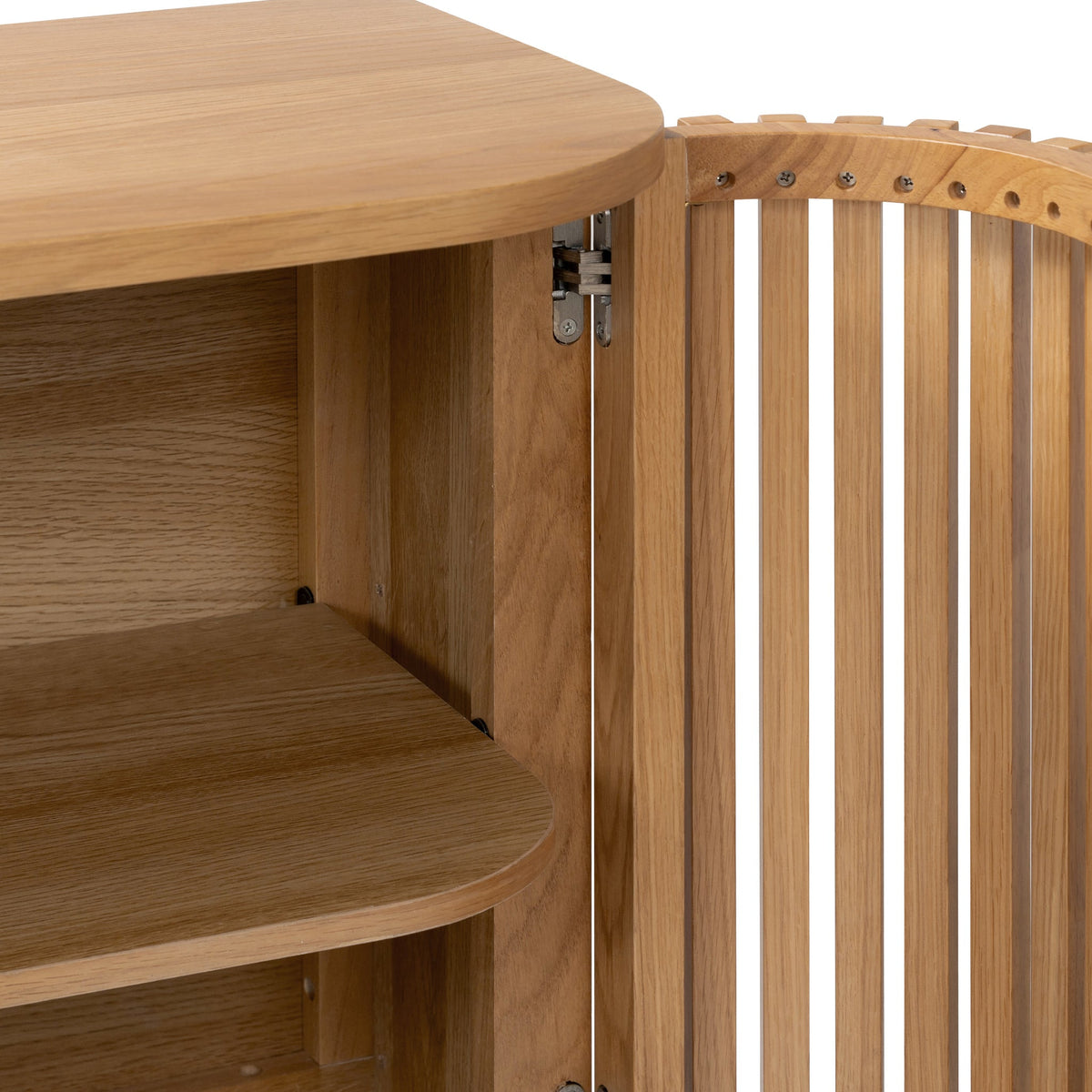 Shorwell Oak Slatted Cupboard
