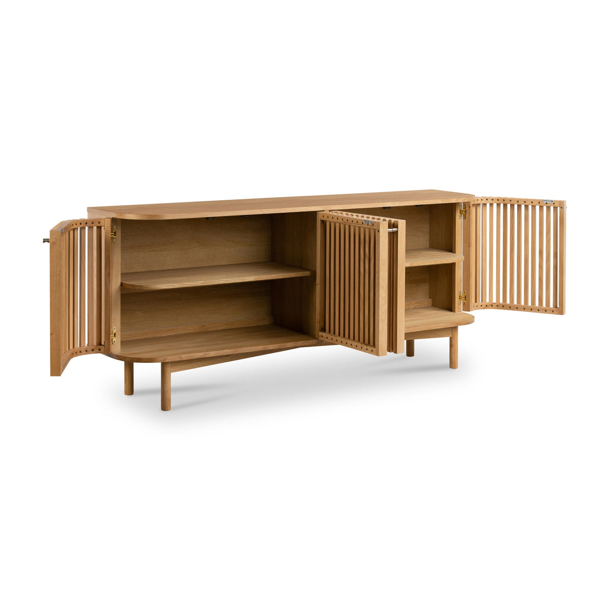 Shorwell Oak Slatted Large Sideboard