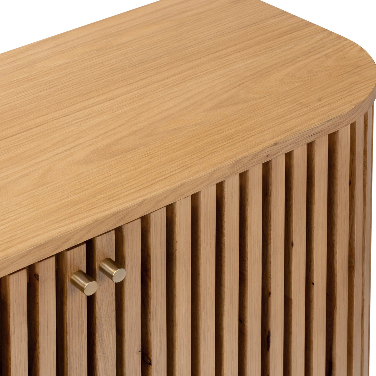 Shorwell Oak Slatted Small Sideboard
