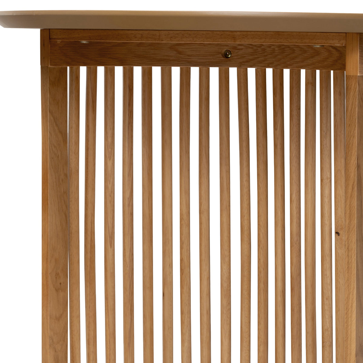 Shorwell Oak 200cm Slatted Oval Dining Table
