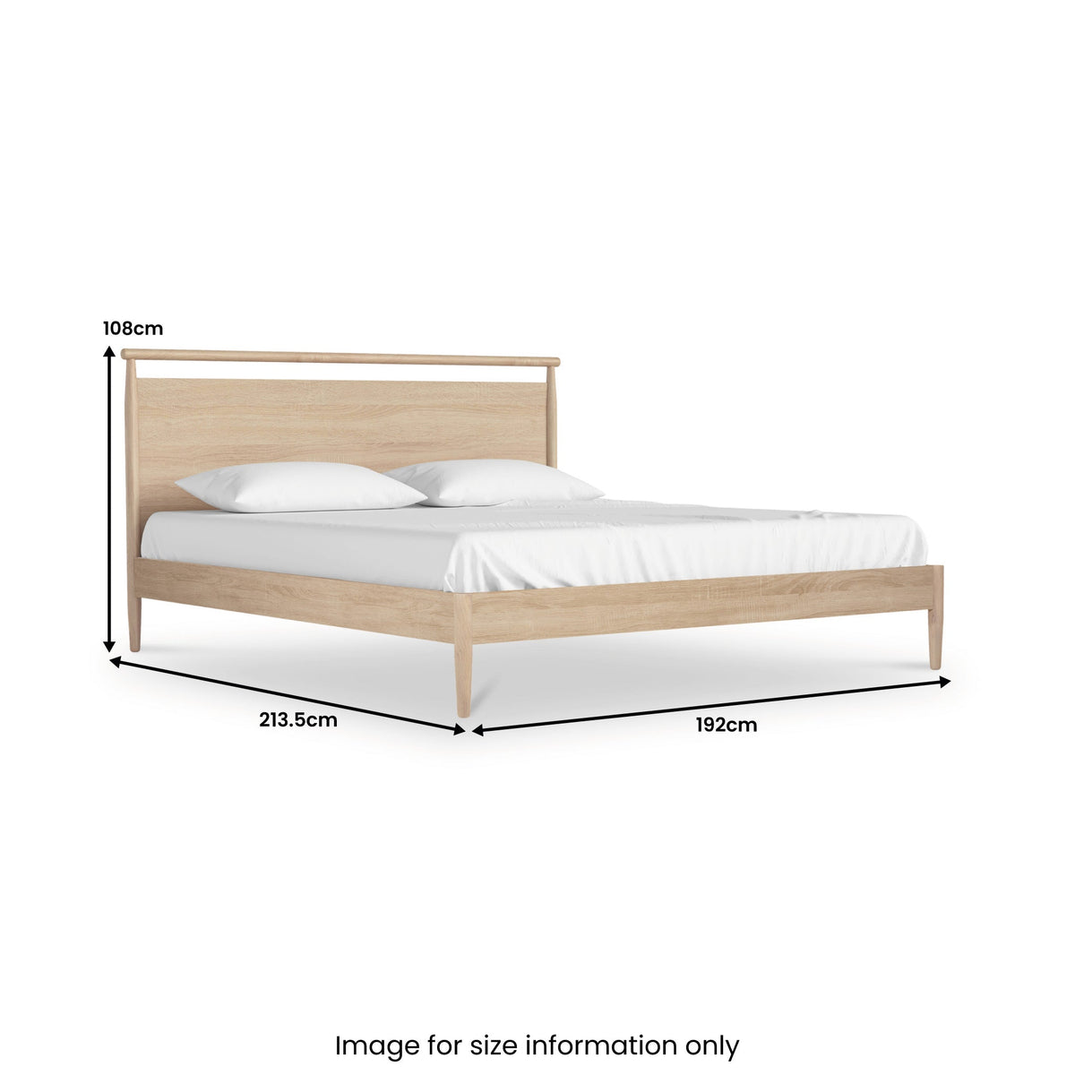 Jakob Oak Frame Bed