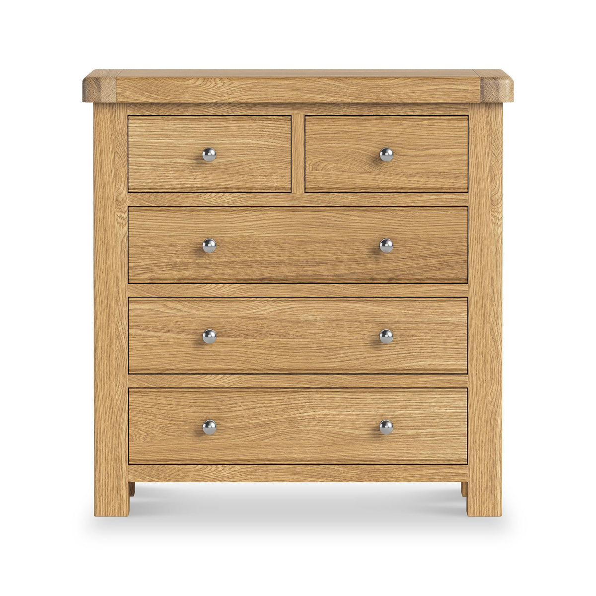 Portland Oak 2 Over 3 Drawer Chest