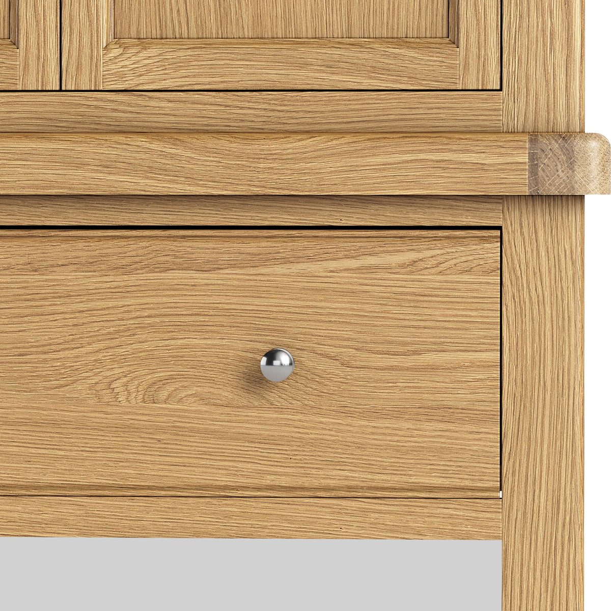 Portland Oak Double Wardrobe & Drawer