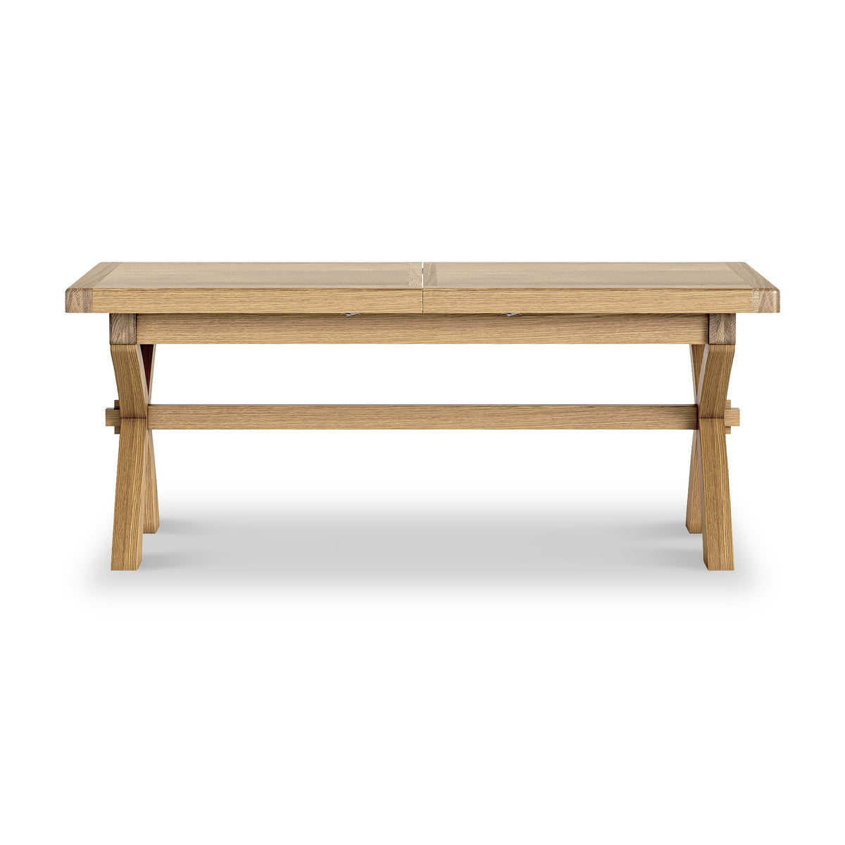 Portland Oak Extendable 200-245cm Cross Legged Dining Table