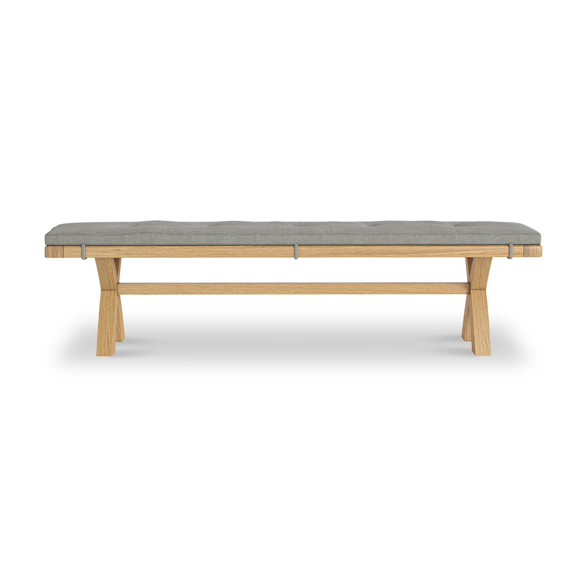 Portland Oak 200cm Cross Legged Dining Bench