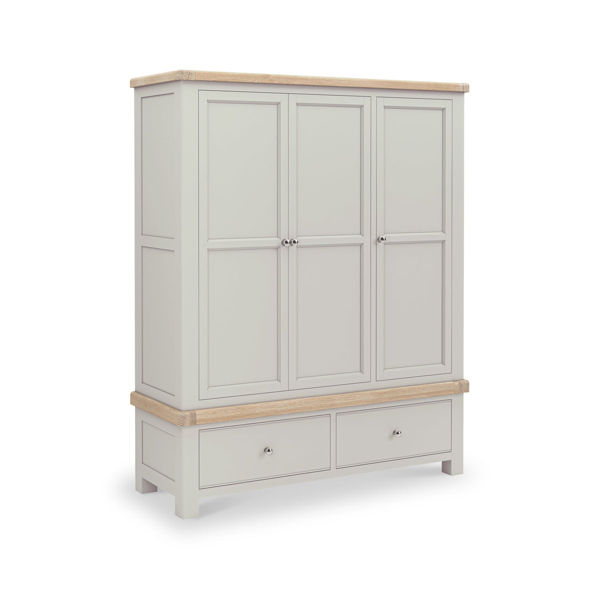 Penzance 2 Drawer Triple Wardrobe