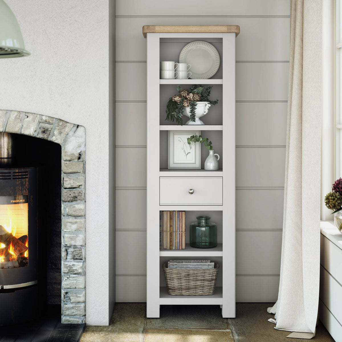 Penzance Slim Bookcase