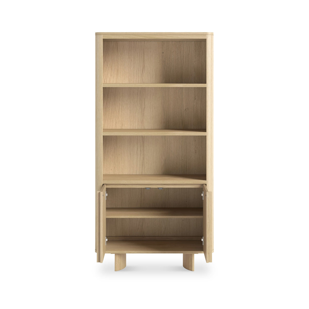 Whitstone Oak Large Storage Bookcase