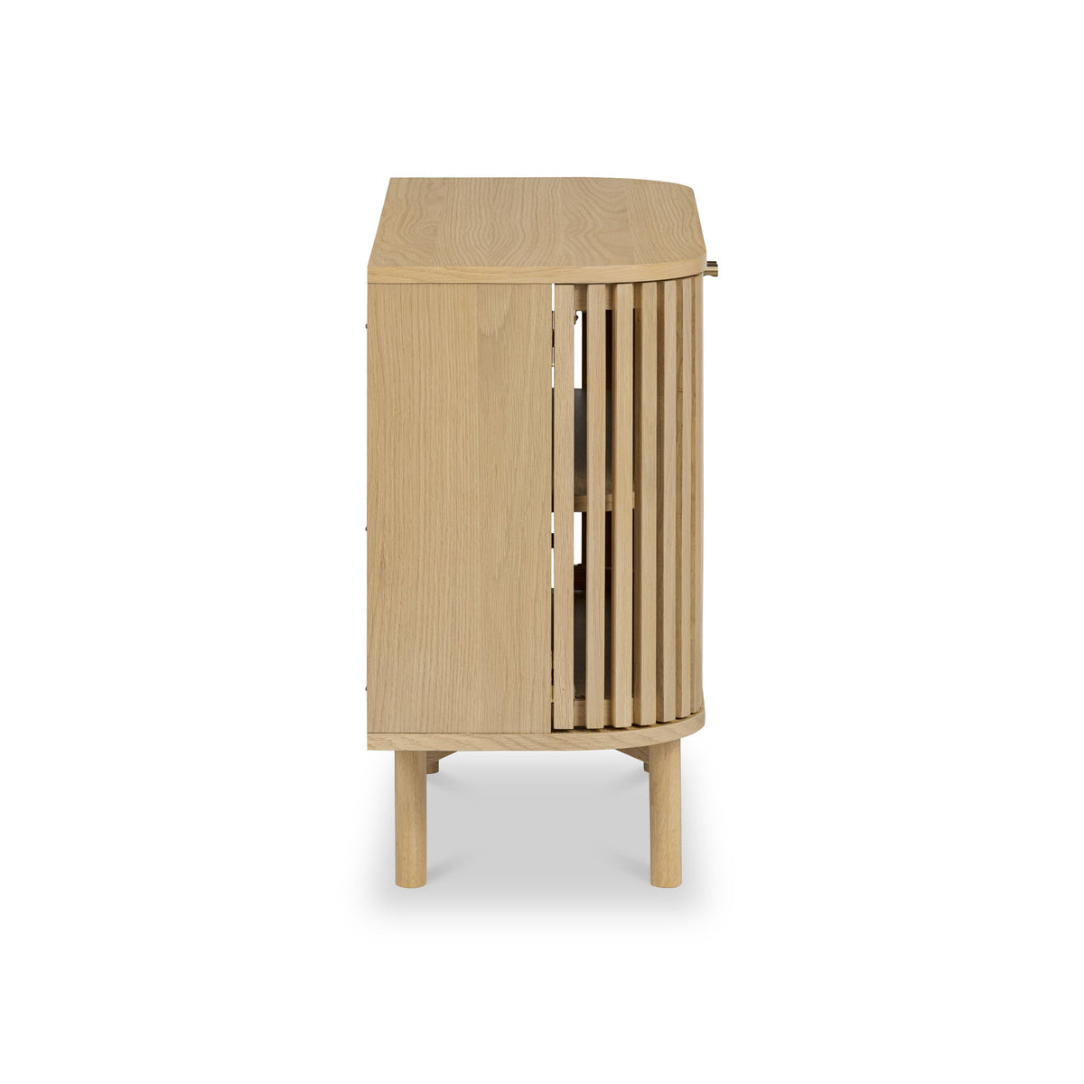 Finch Oak Slatted Small Sideboard