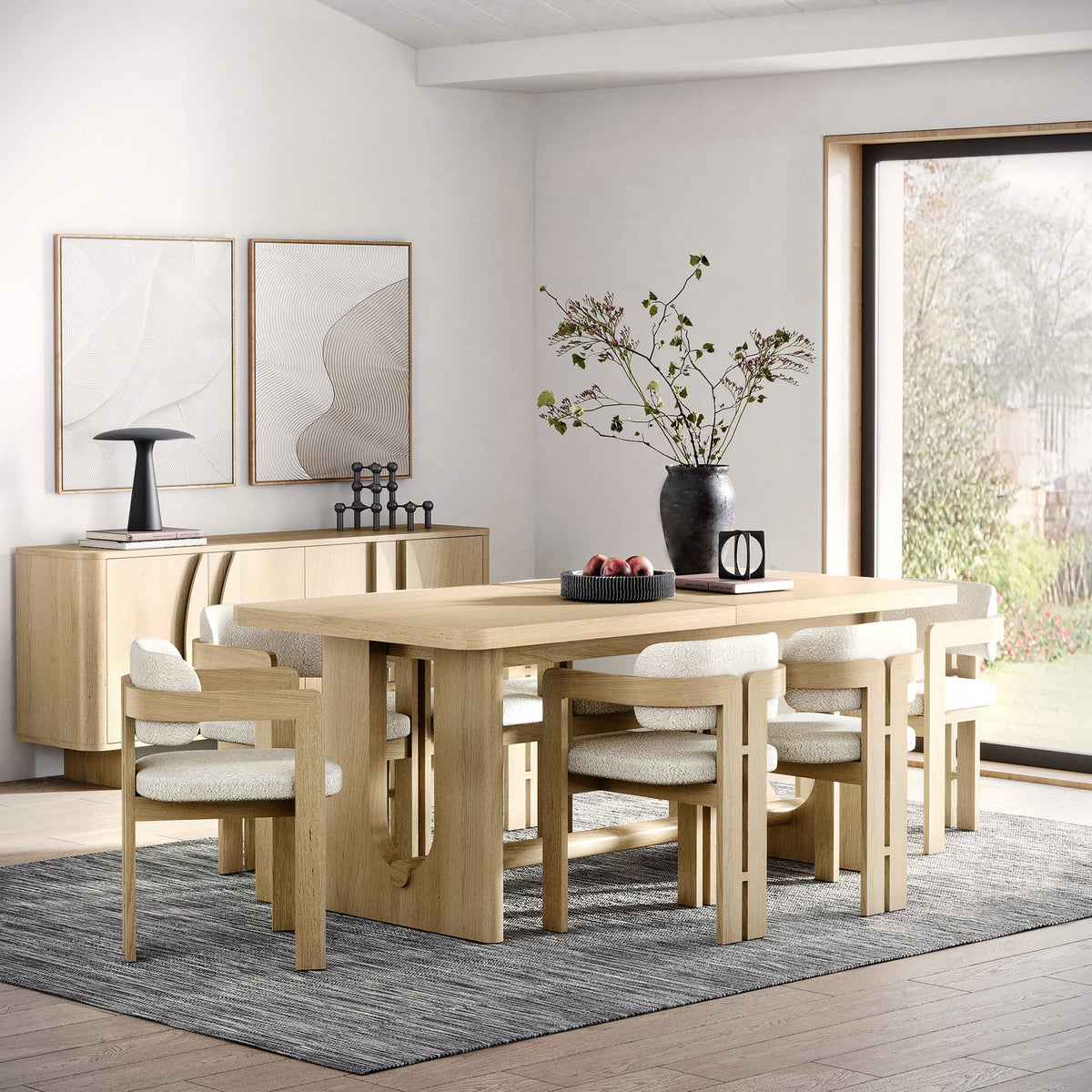 Whitstone Boucle Dining Chair