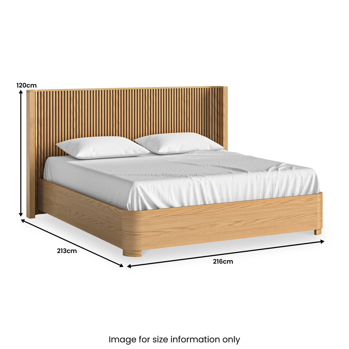 Shorwell Oak Slatted Bed Frame