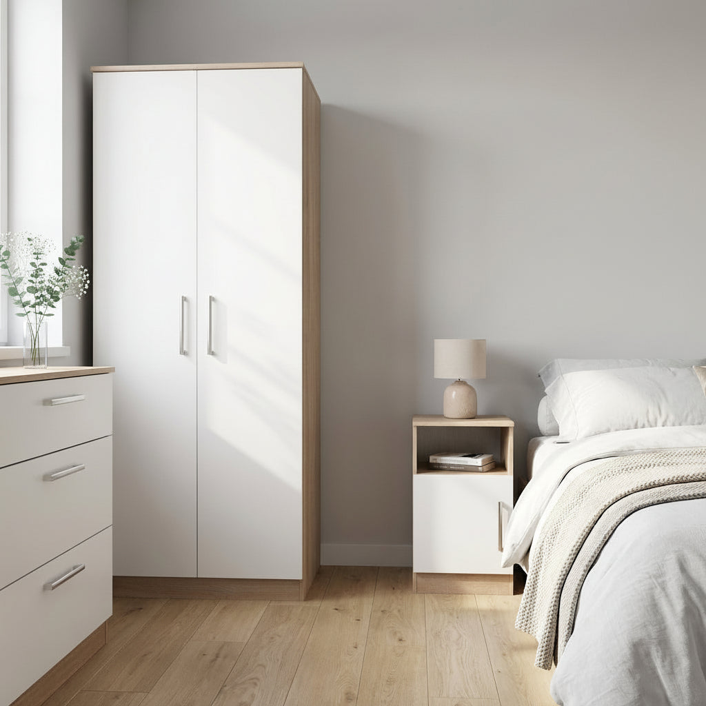 Blakely White & Light 3 Piece Bedroom Set