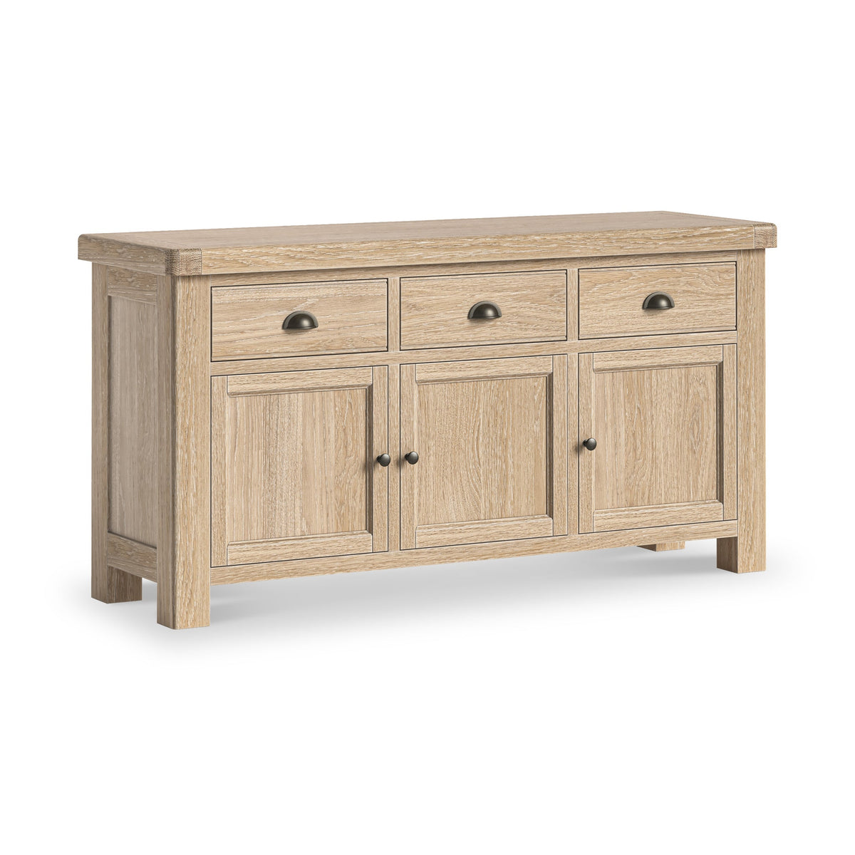 Portland Washed Oak Large Sideboard