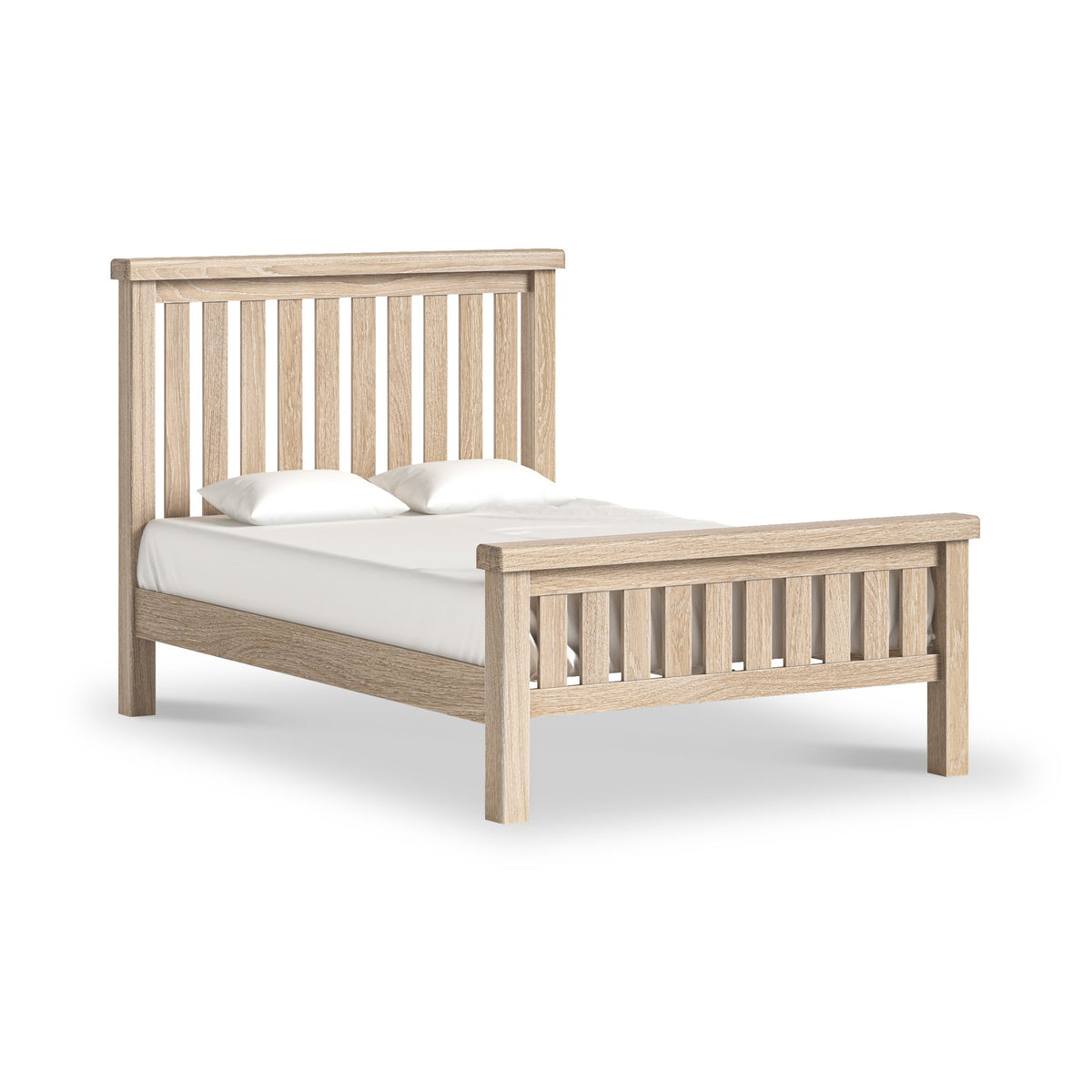 Portland Washed Oak Bed Frame