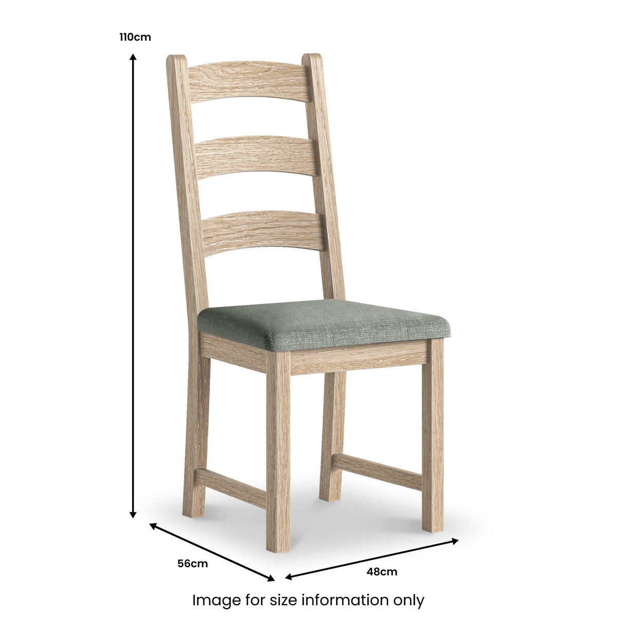 Portland Washed Oak Dining Chair