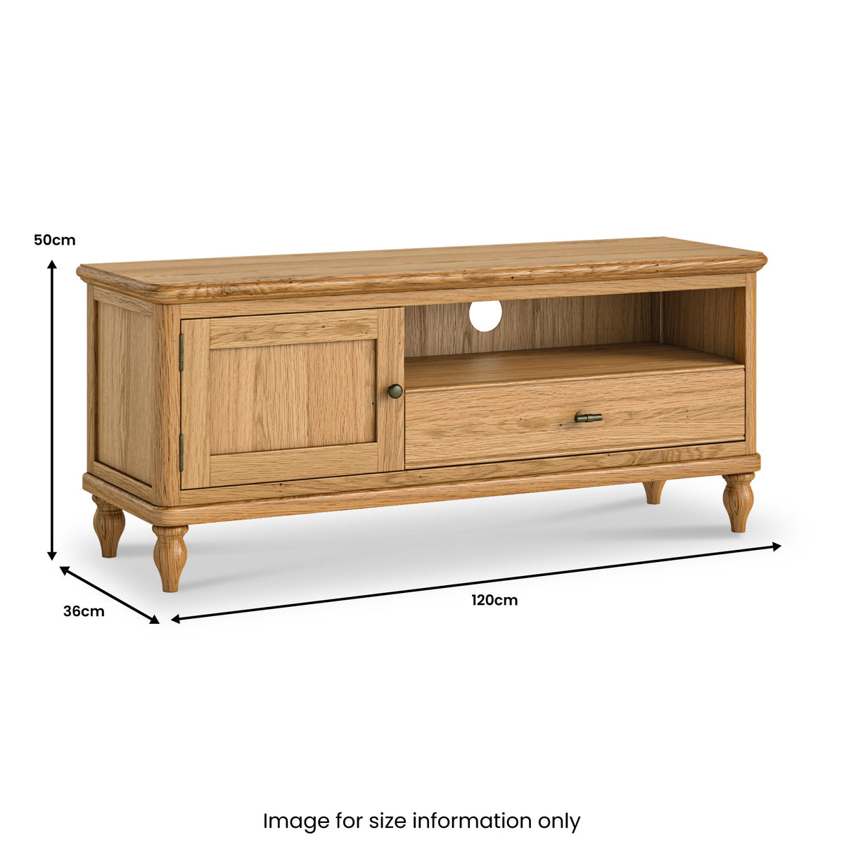 Alderley Oak 120cm TV Unit
