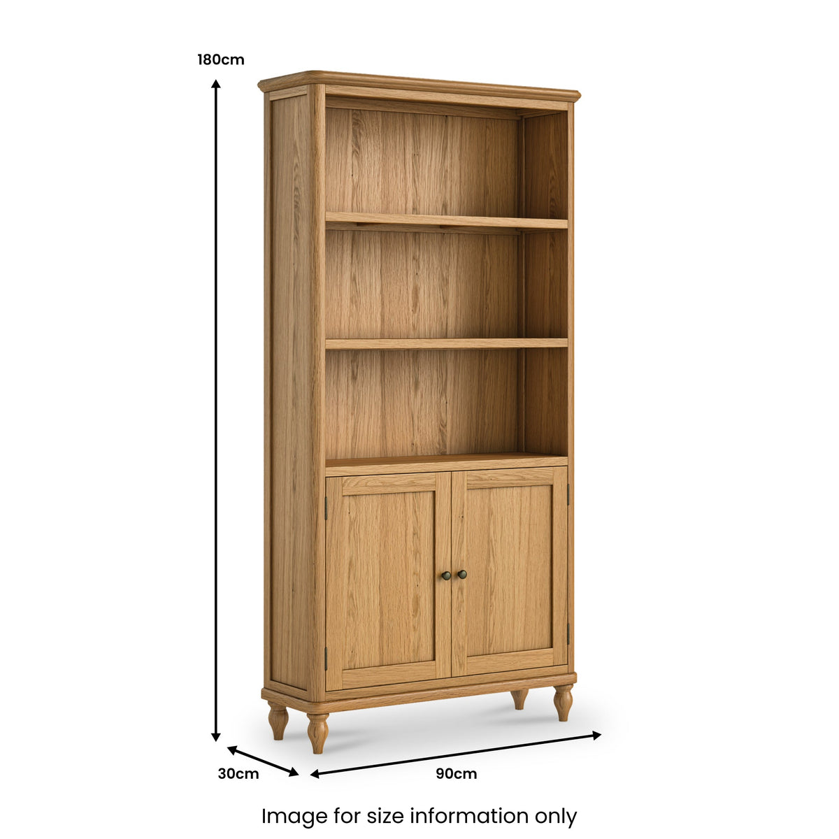 Alderley Oak Large Bookcase