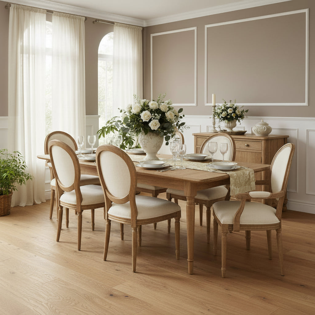 Alderley Oak 140-190cm Extendable Dining Table