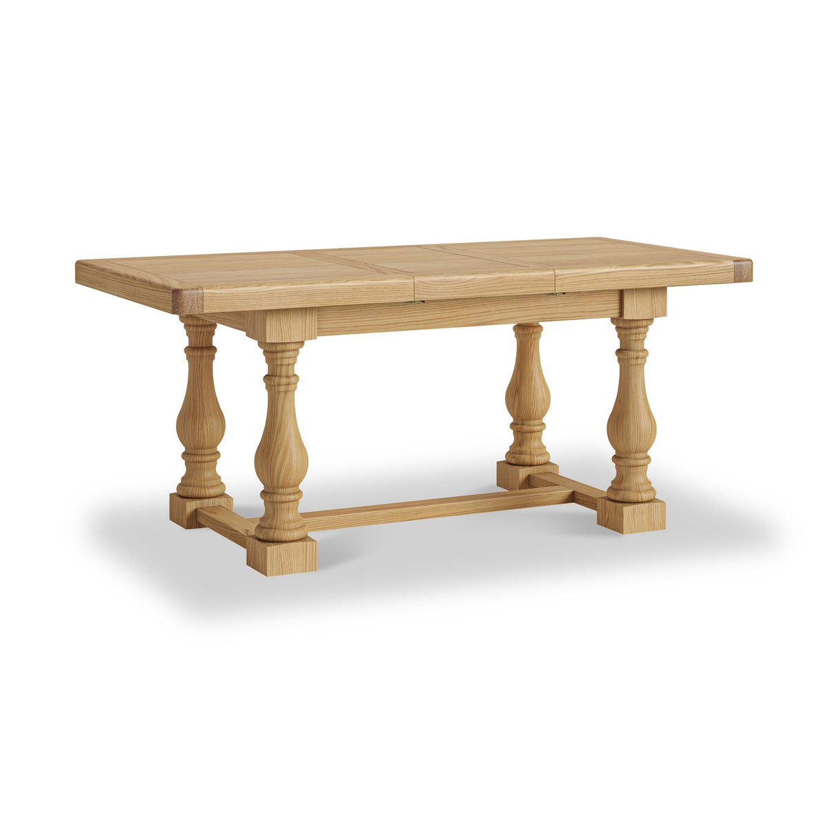 Portland Oak 140-185cm Extending Trestle Dining Table