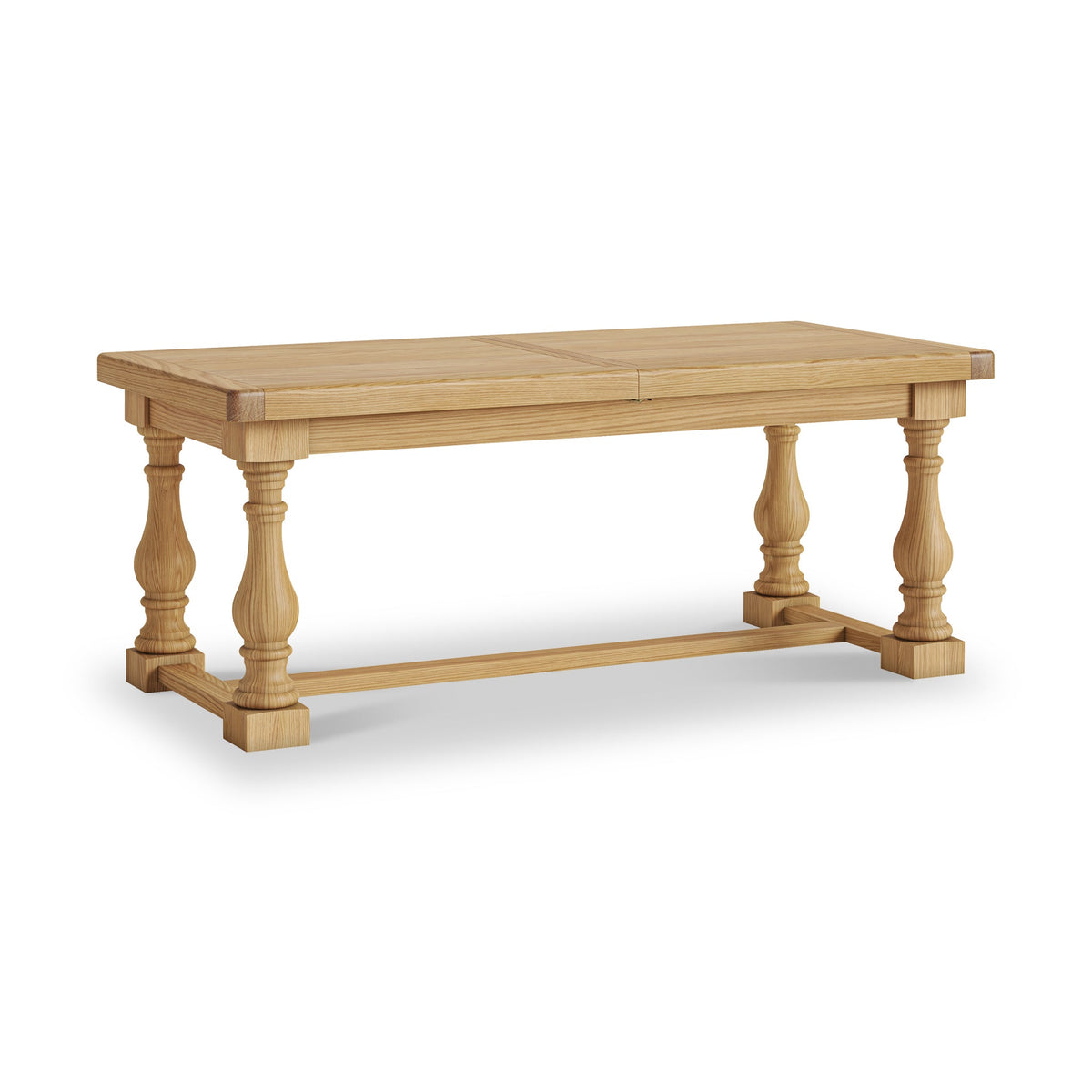 Portland Oak 200-245cm Extending Trestle Dining Table