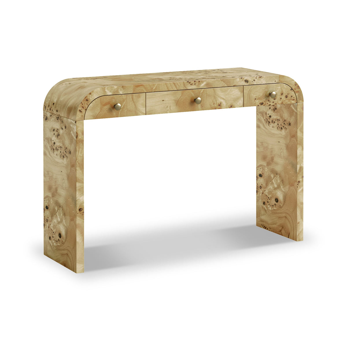 Calder Light Burl Console Table