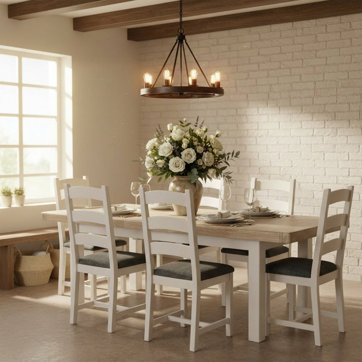 Belmont 140-185cm Extendable Dining Table
