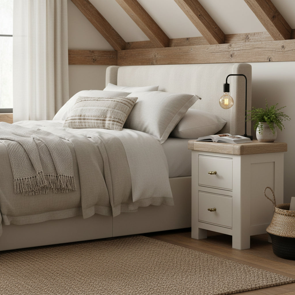 Belmont 2 Drawer Bedside