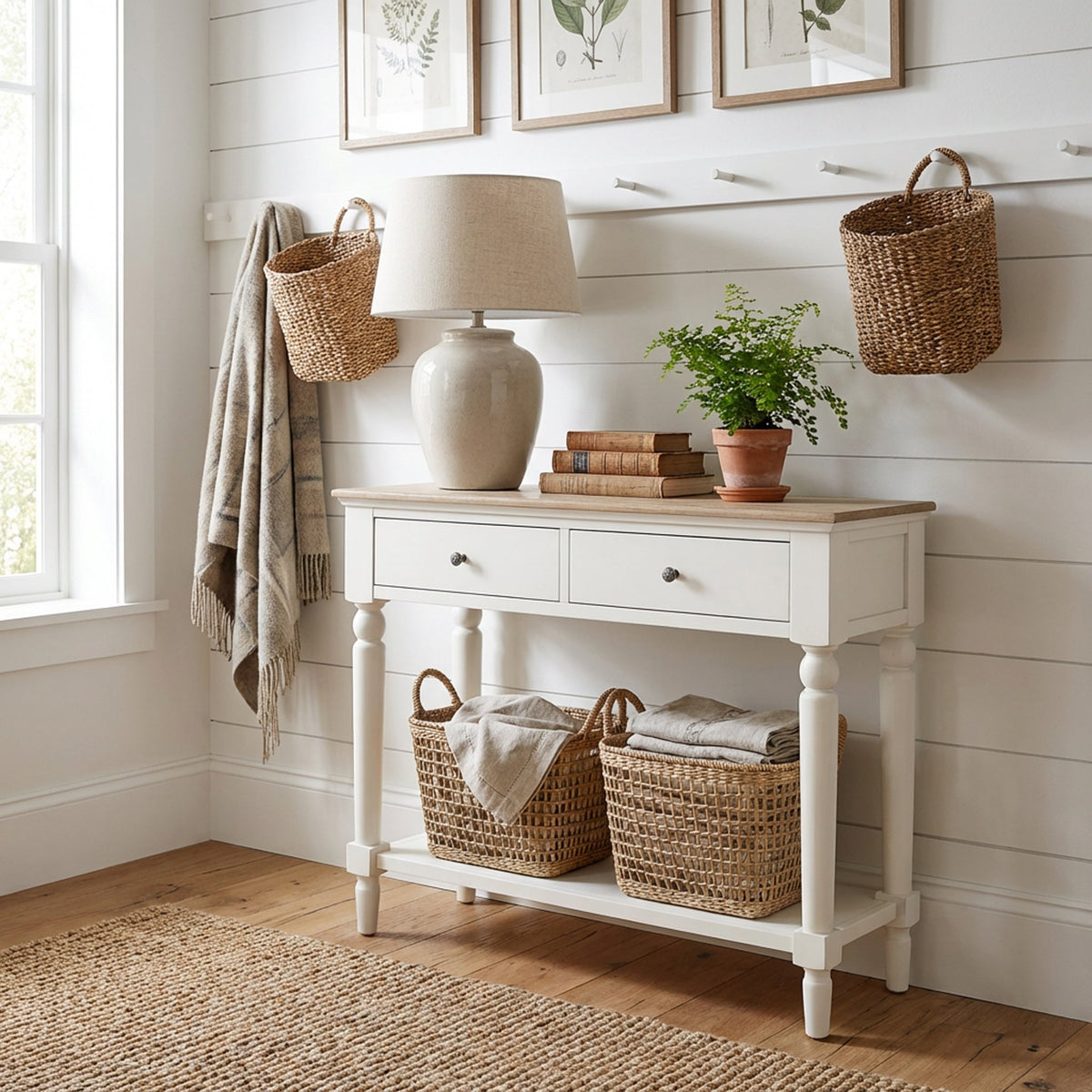 Linden 2 Drawer Console Table