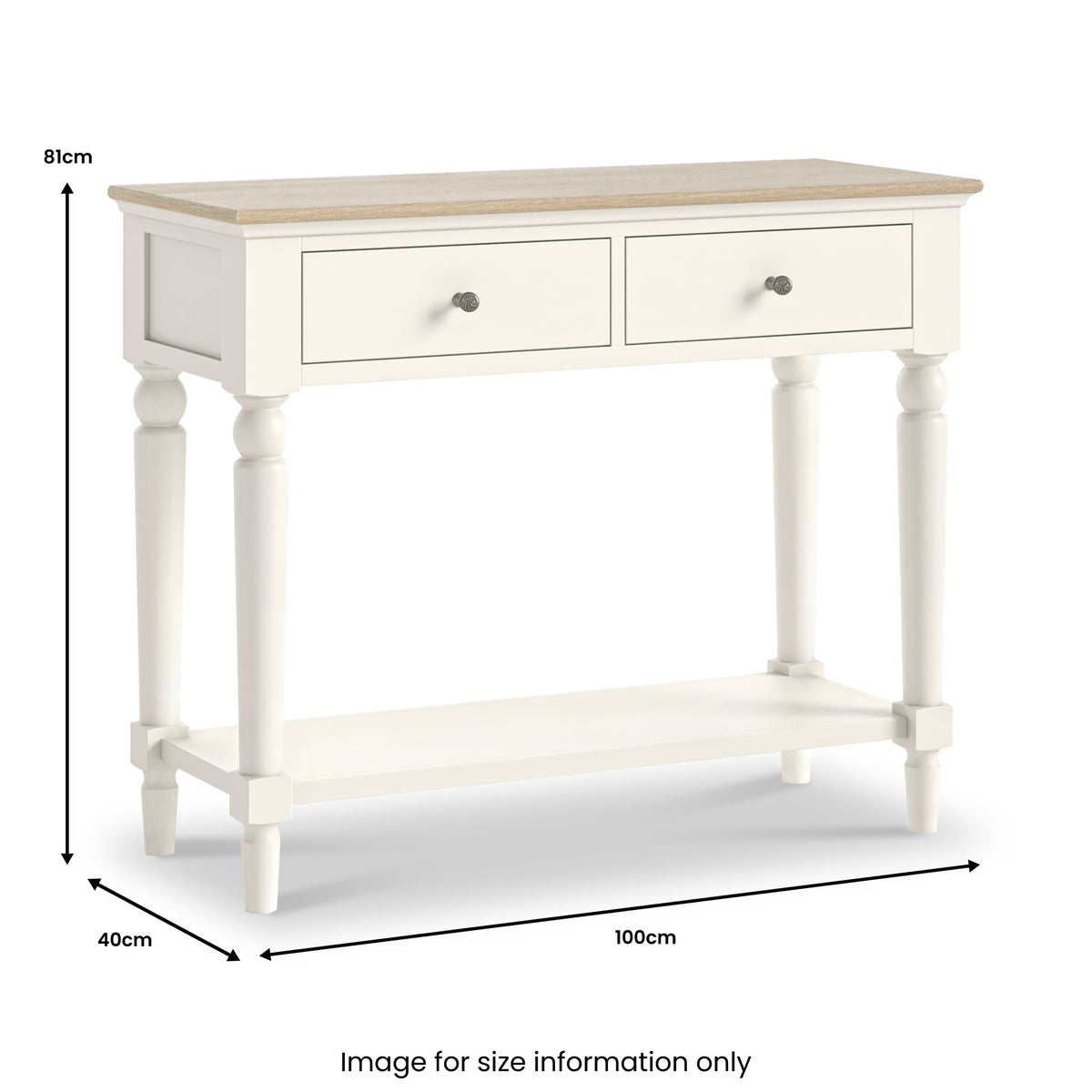 Linden 2 Drawer Console Table
