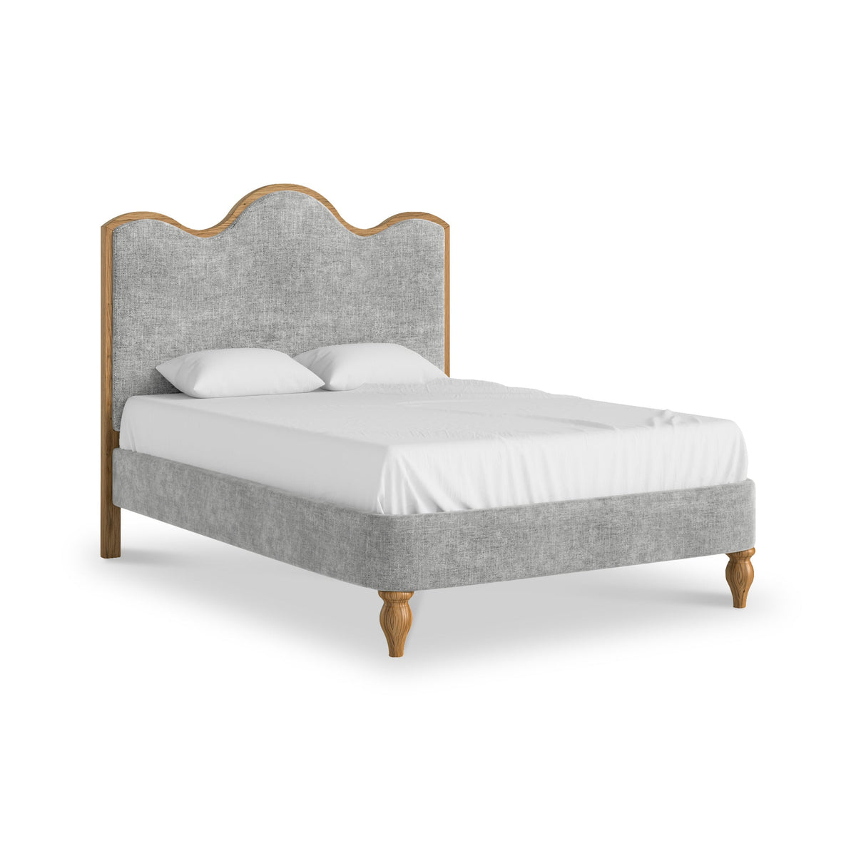 Alderley Oak Upholstered Bed Frame