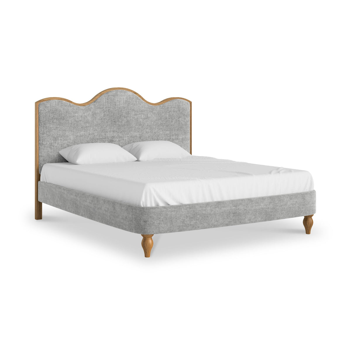 Alderley Oak Upholstered Bed Frame