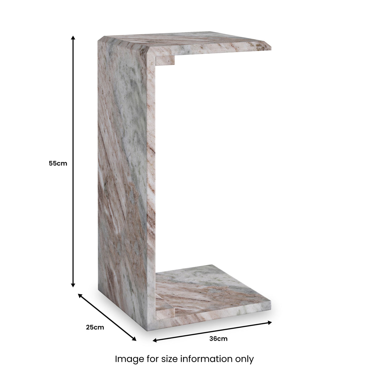 Langham Marble C Side Table