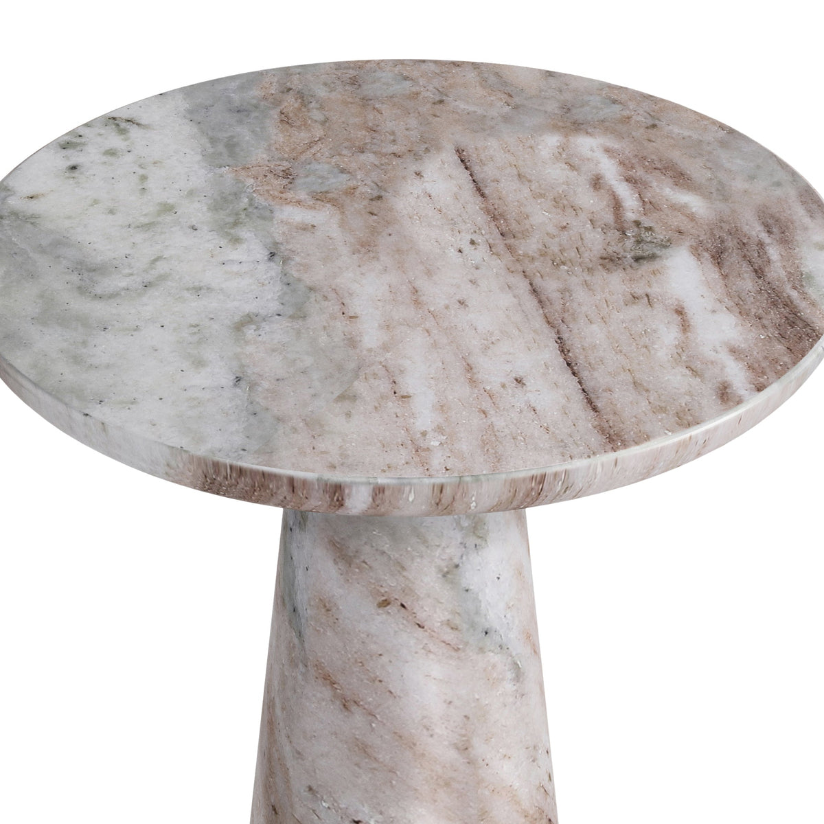 Langham Marble Round Side Table