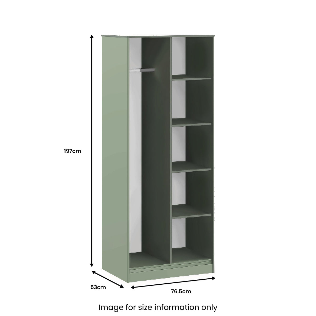 Hudson Tall Open Shelf Unit