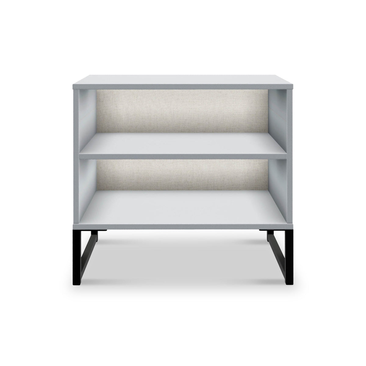Hudson 2 Open Shelf Bedside Table