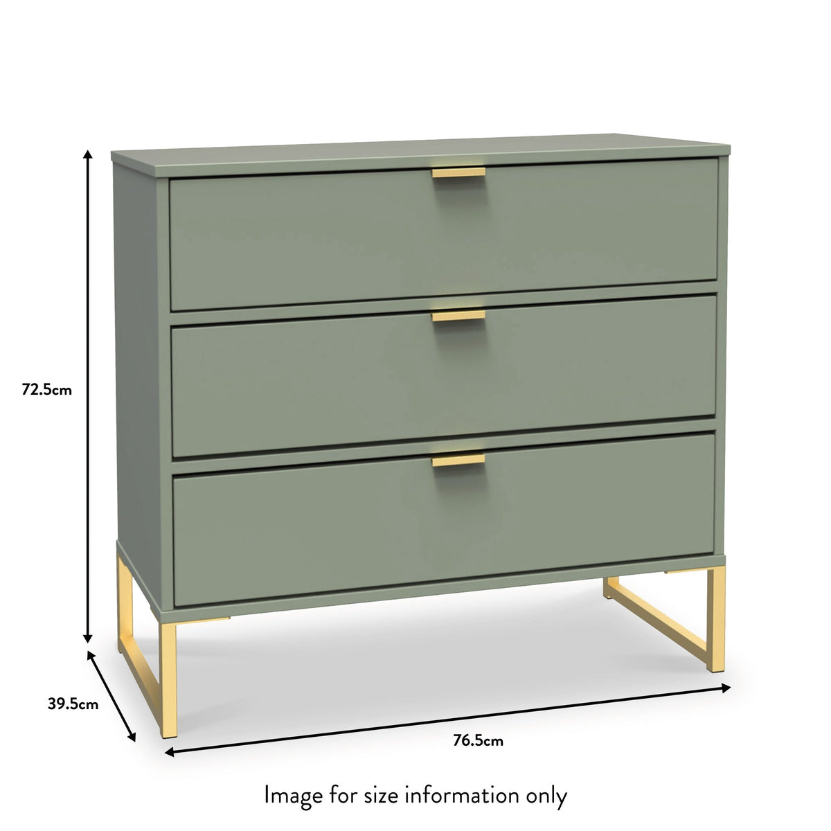 Hudson 3 Drawer Unit