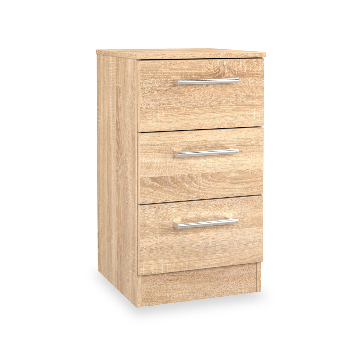 Hadley 3 Drawer Bedside Table