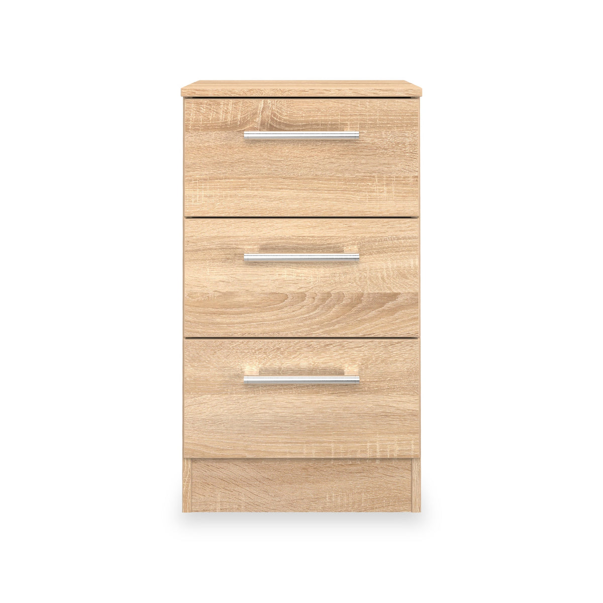 Hadley 3 Drawer Bedside Table