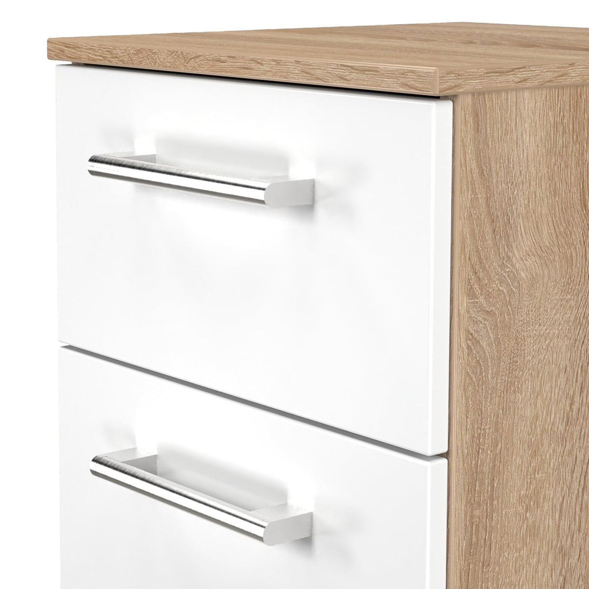 Hadley 3 Drawer Bedside Table
