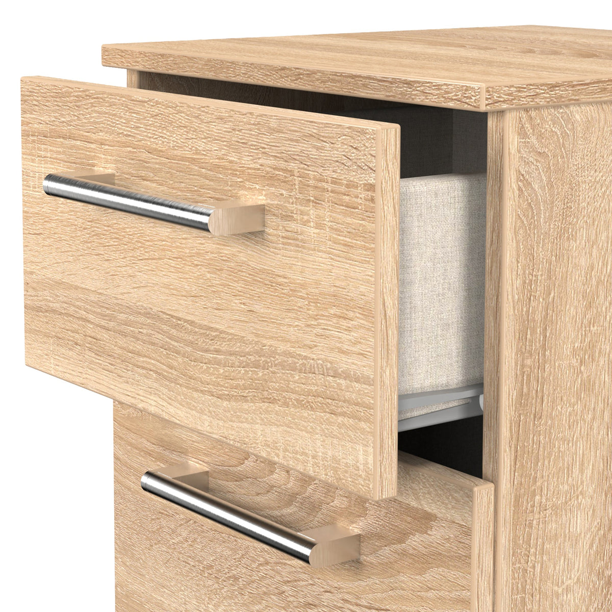 Hadley 2 Drawer Bedside Table
