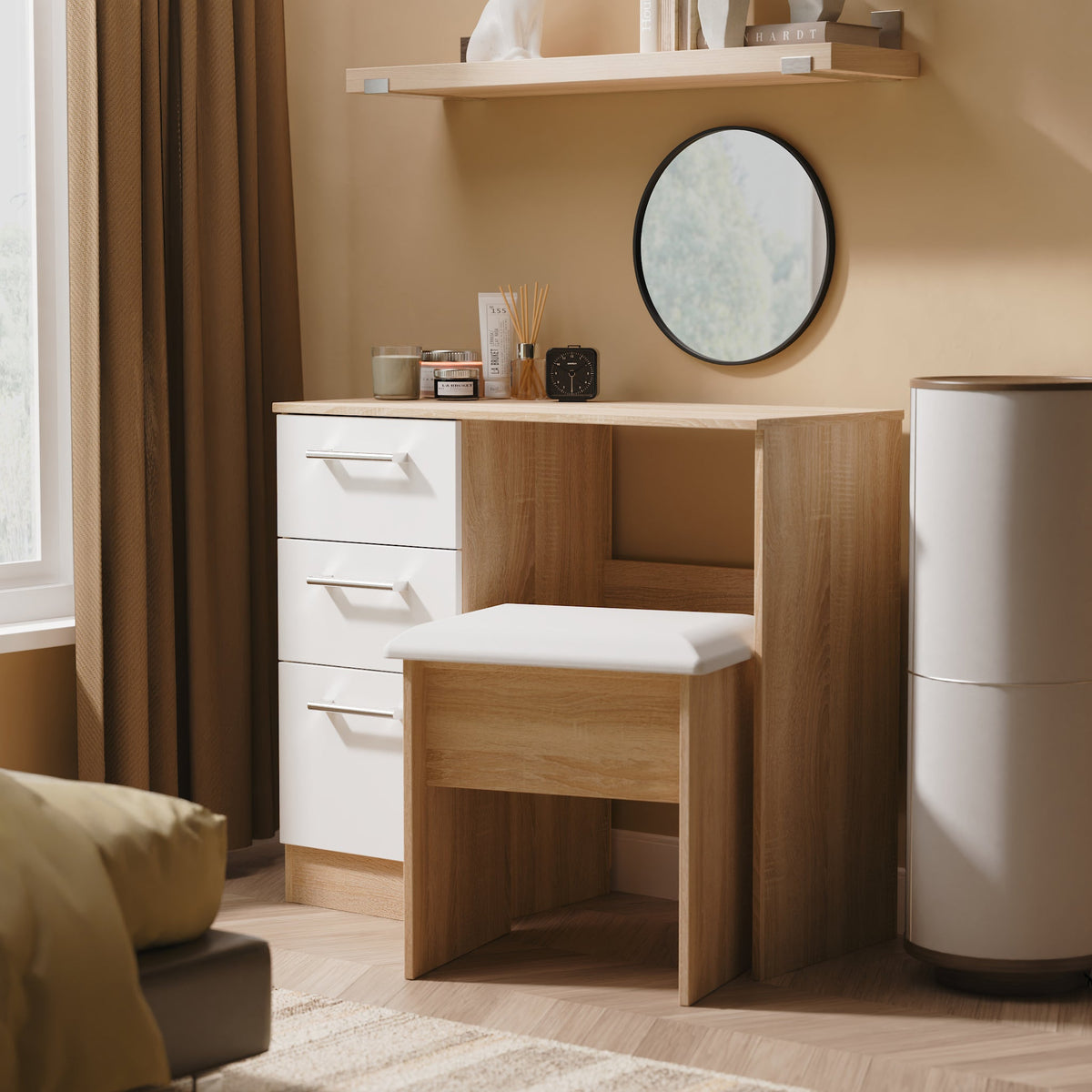 Hadley 3 Drawer Dressing Table