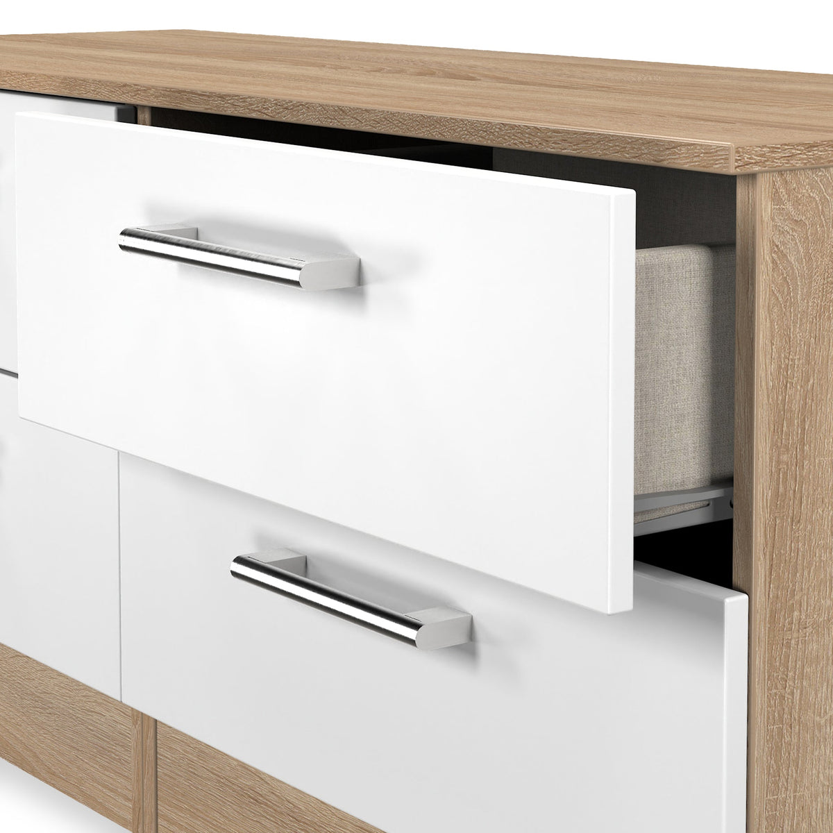Hadley 4 Drawer Low Storage Unit