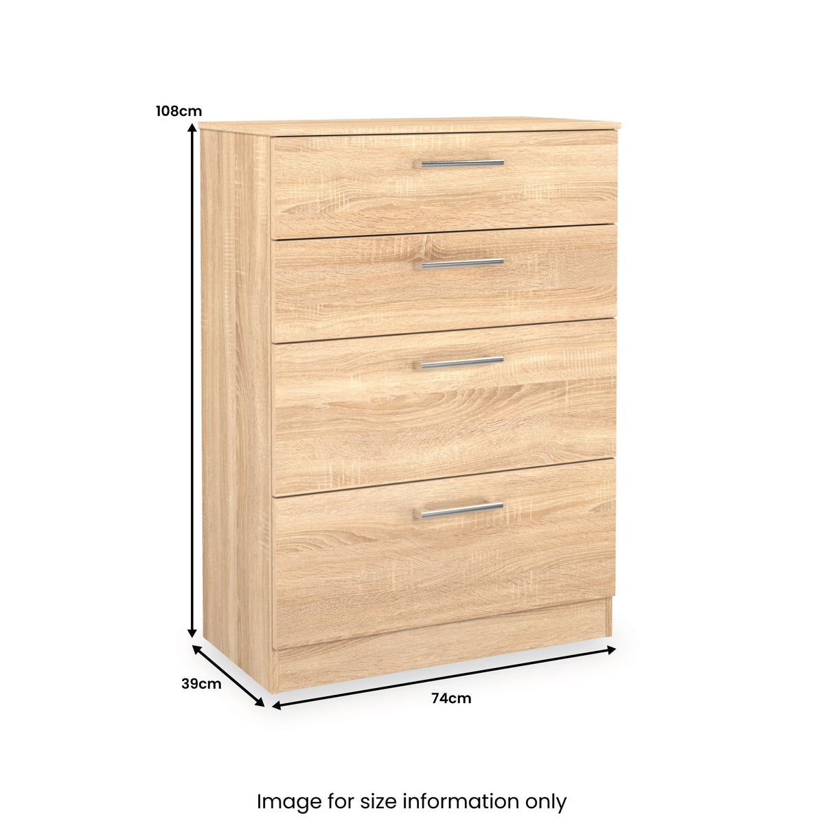 Hadley 4 Drawer Deep Chest