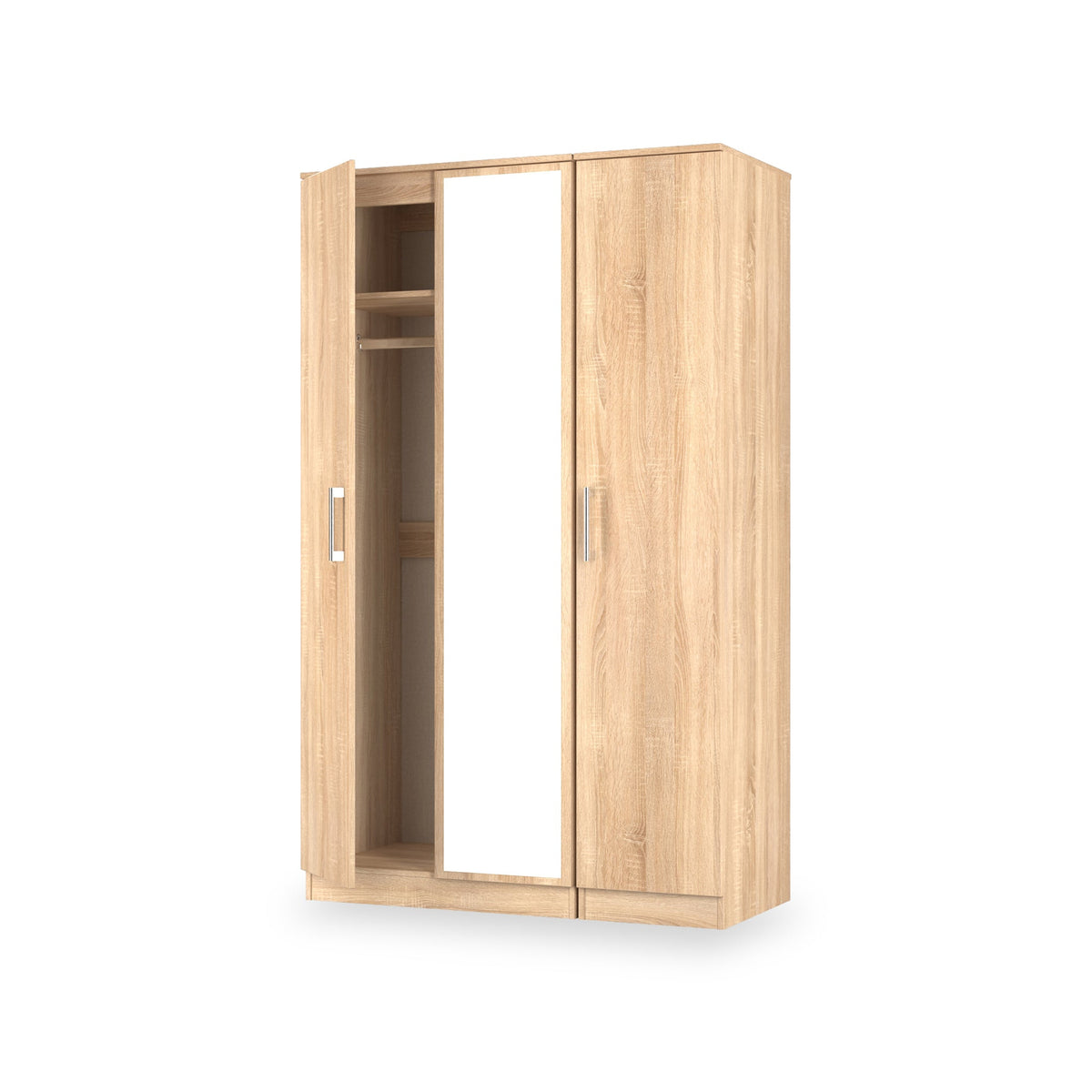 Hadley Triple Mirrored Wardrobe
