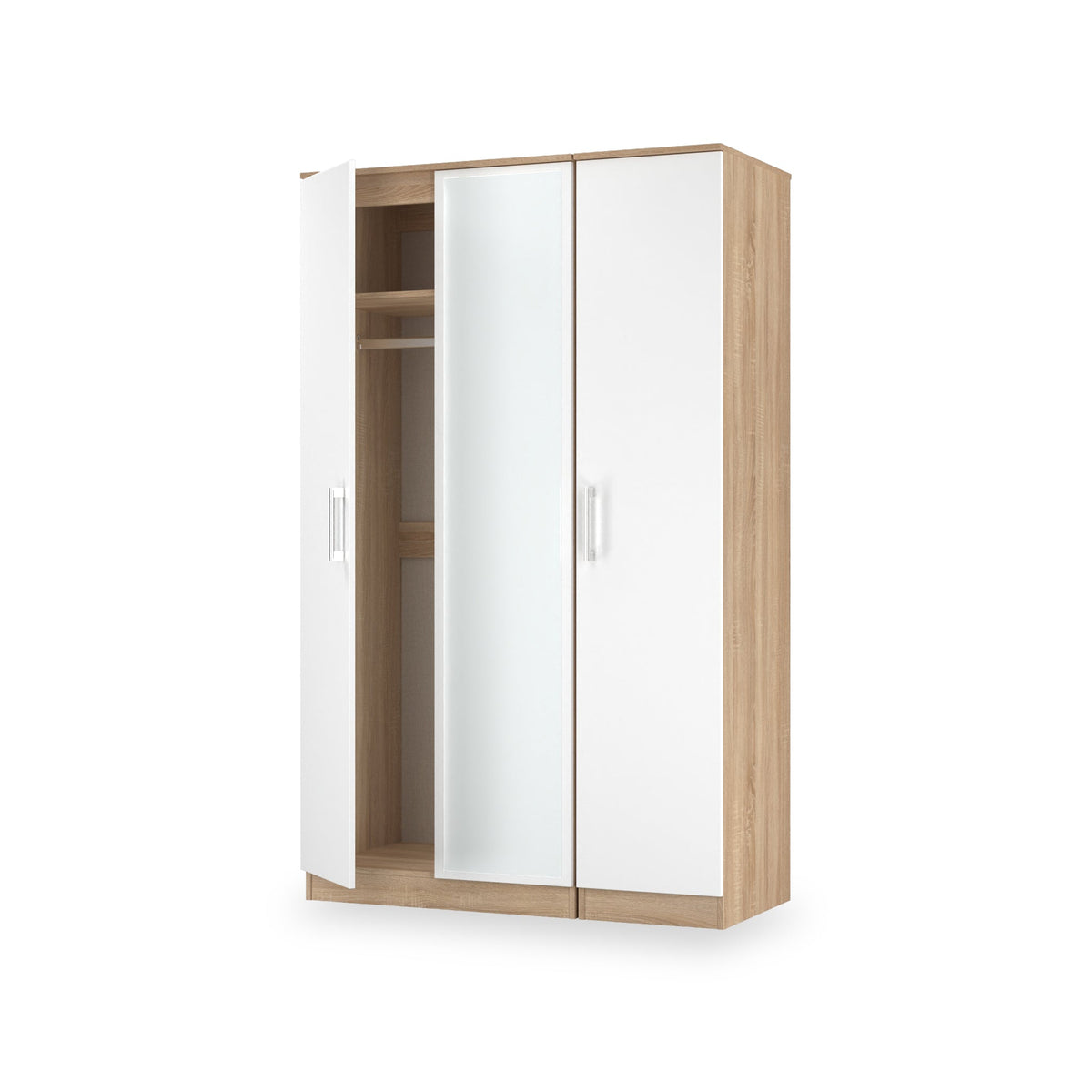 Hadley Triple Mirrored Wardrobe