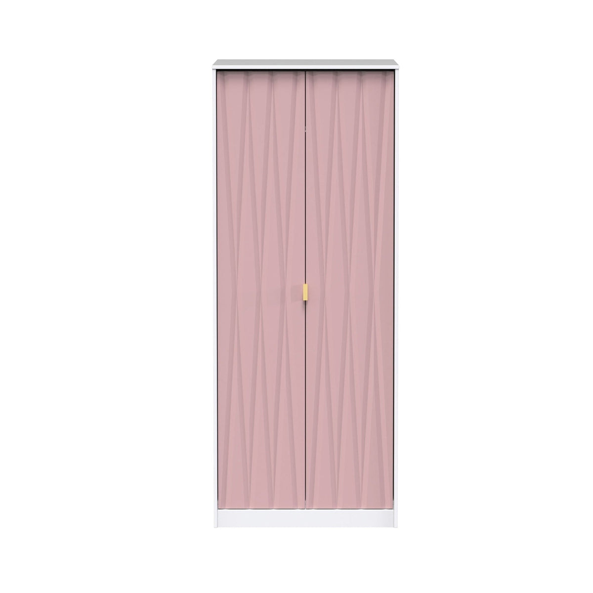 Geo Panelled 2 Door Wardrobe