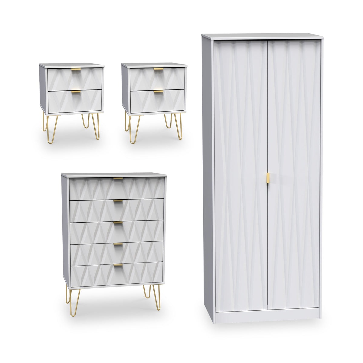 Geo 4 Piece Bedroom Furntiure Set
